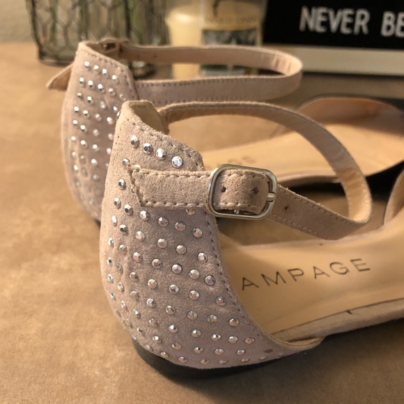 Rampage Damara Cutout Flats with Ankle Straps - Picture 5 of 6